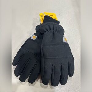 Carhartt Women's Medium Insulated Duck Synthetic Leather Knit Cuff Gloves NWT